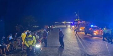 Kasat Lantas Pimpin Apel Siaga, Patroli Malam Ditingkatkan Polres Sangihe