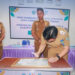 Foto: Bupati Kepulauan Sangihe Mencanangkan Kampung Kuma I Sebagai Desa Cinta Statistik. (Dok.Istimewa)