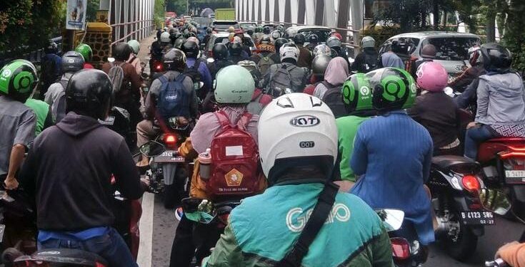 Kondisi macet. (foto: istimewa)