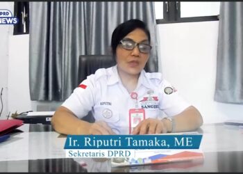 Foto: Sekretaris DPRD Sangihe, Riputri Tamaka. (Dok. Istimewa)