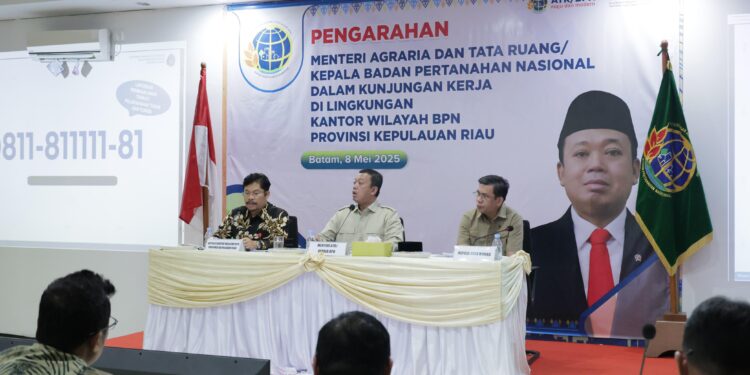 Pesan Menteri Nusron untuk Jajaran Kanwil BPN Provinsi Kepri