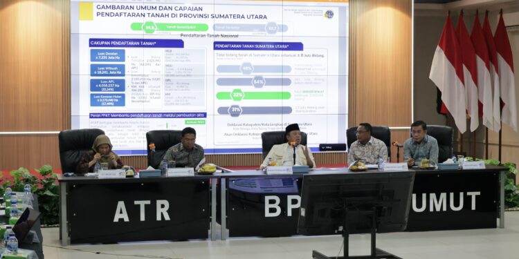 Menteri Nusron Lakukan Pembinaan di Kanwil BPN Provinsi Sumut, Ini yang Bahas