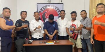 Residivis berinisial JJJJ kembali diamankan Sat Resnarkoba Polres Bitung. (foto: Chris/Barta1)