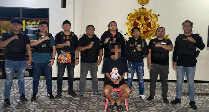 Tim 2 Patroli Presisi bersama pelaku. (foto: Chris/Barta1)