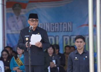 Hardiknas dan Hari Otonomi Daerah ke-29, Wabup Sitaro Sampaikan Poin Penting