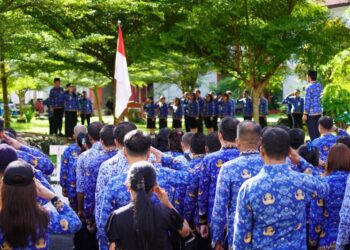 Apel KORPRI, Bupati Chyntia Kalangit Ajak ASN Dukung Program 100 Hari Kerja