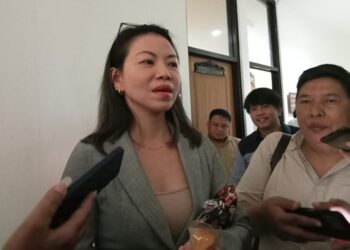 Ketua Fraksi Golkar Sulut, Cindy Wurangian. (foto: meikel/barta)