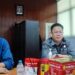 Dirut PDAM Wanua Wenang Melky Taliwuna didampingi jajaran. (foto: Barta1)