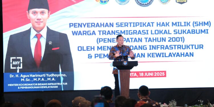 Apresiasi ATR/BPN, Menko AHY: Tanpa Kepastian Tanah Tak Akan Ada Pembangunan