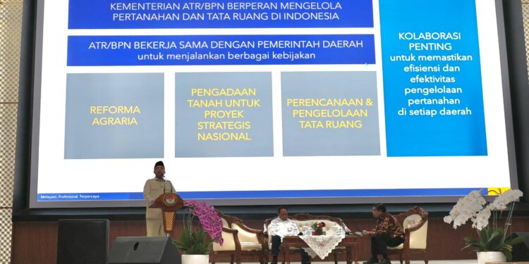 Menteri Nusron Bicara Pertanahan dan Tata Ruang di Orientasi Kepemimpinan Kepala Daerah Gelombang II