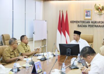 Audiensi Wali Kota Bekasi, Menteri Nusron Tekankan Kerja Sama Percepat Sertipikasi Aset Pemkot