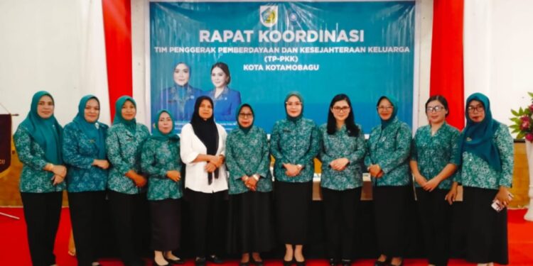Rakor TP PKK Kotamobagu, Rindah Gaib Mokoginta Tekankan Peran Strategis Kader
