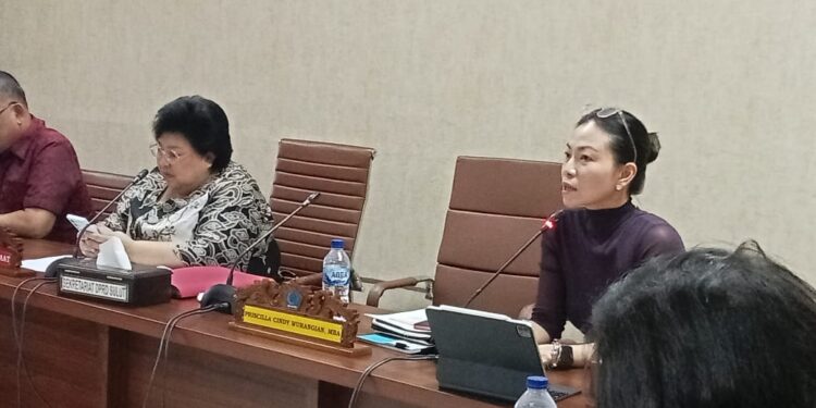 Sekretaris Komisi IV DPRD Sulut, Cindy Wurangian. (foto: meikel/barta)