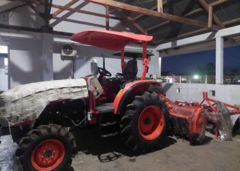 Pemkot Kotamobagu Terima Bantuan Traktor Roda 4 dari Gubernur Sulut