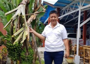 Foto: Fri Jhon Sampakang dalam Sebuah Giat di Kabupaten Kepulauan Sangihe. (Dok. Istimewa)