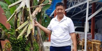 Foto: Fri Jhon Sampakang dalam Sebuah Giat di Kabupaten Kepulauan Sangihe. (Dok. Istimewa)