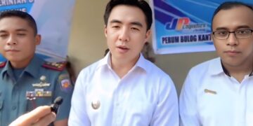 Foto: Bupati Michael Thungari saat memberikan keterangan pers. (Dok. Istimewa)