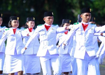 Foto: Paskibraka Sangihe tahun 2024 (Dok. Tarkam Sangihe Adm)