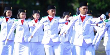 Foto: Paskibraka Sangihe tahun 2024 (Dok. Tarkam Sangihe Adm)