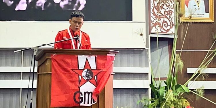 Ketua DPD GMNI Sulut, Taufik Poli. (foto: istimewa)