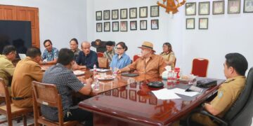 Foto: Pertemuan Pemda Sangihe dengan Ceo PT. TMS Terry Filbert. (Dok. Istimewa)
