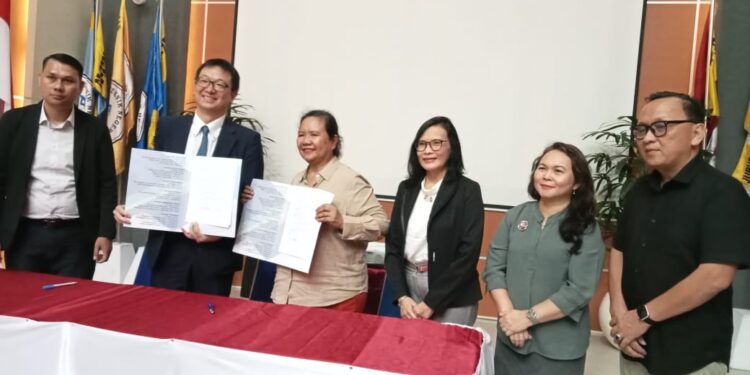 MoU Polimdo dan Pemerintah Nagasaki. (foto: meikel/barta)