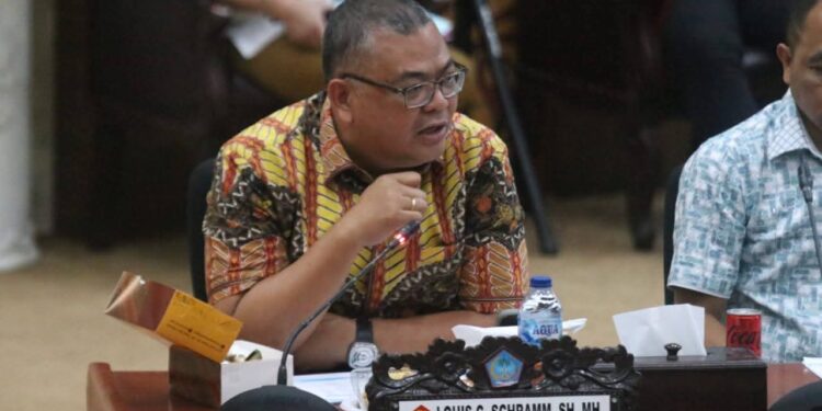 Anggota Banggar, Louis C. Schramm. (foto: istimewa)