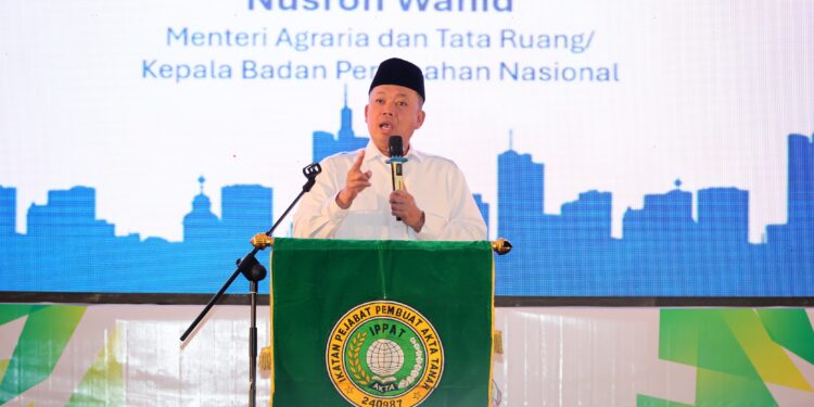 Menteri Nusron Ingin IPPAT Ikut Berperan dalam Transformasi Layanan Pertanahan
