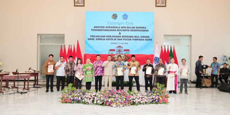 Serahkan Sertipikat di Sulut, Era Presiden Prabowo PR di Bidang Pertanahan Harus Selesai