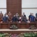 Pimpinan eksekutif dan DPRD Sulut dalam rangka rapat paripurna RPJMD 2025-2029. (foto; istimewa)