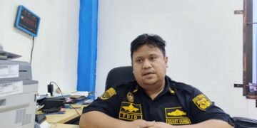 Foto: Koordinator Tim Sosial Media Response UPP Tahuna, Melfrid Palenewen, saat dikonfirmasi, Rabu, (23/7/2025). (Dok. Rendy/Barta1)