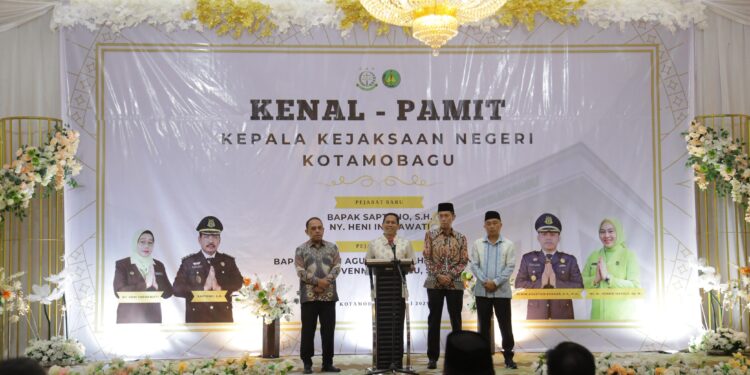 Kenal Pamit Kejari Kotamobagu, Wali Kota Berikan Pesan Haru