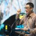 Direktur Utama PLN, Darmawan Prasodjo saat menyampaikan speech pada kegiatan Enterprise Customer Gathering PLN di Jakarta, Kamis (7/8). Dirinya menegaskan komitmen PLN untuk terus mendorong kolaborasi dengan pelanggan industri guna menciptakan ekosistem energi yang andal, berkelanjutan, serta mampu mendorong investasi dan penciptaan lapangan kerja di seluruh Indonesia. (foto: Humas PLN)