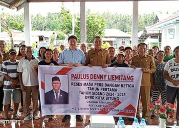 Anggota Komisi II DPRD Kota Bitung melaksanakan Reses di Kelurahan Kasawari. (foto: Chris/Barta1)