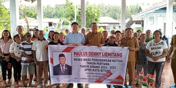 Anggota Komisi II DPRD Kota Bitung melaksanakan Reses di Kelurahan Kasawari. (foto: Chris/Barta1)