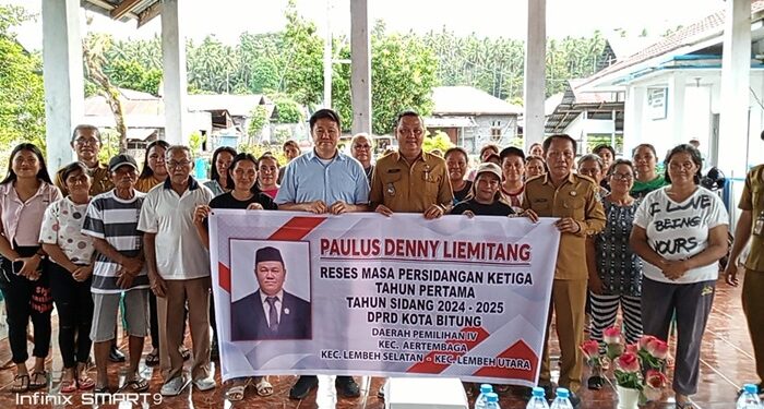 Anggota Komisi II DPRD Kota Bitung melaksanakan Reses di Kelurahan Kasawari. (foto: Chris/Barta1)