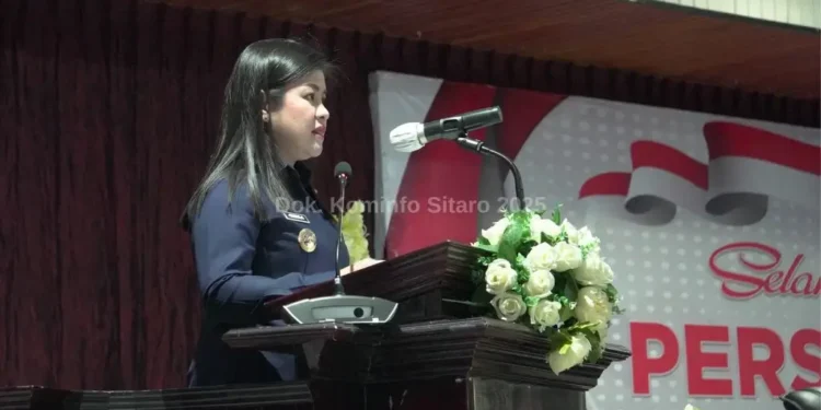 Bupati Sitaro Sampaikan Pertanggungjawaban Pelaksanaan APBD 2024 di Paripurna DPRD
