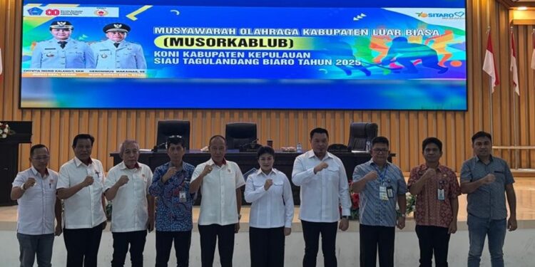 Bupati Chyntia Kalangit Terpilih Ketua KONI Sitaro