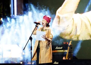 Eco Vibe Fest 2025 juga menampilkan penggiat kesenian yang menyentil upaya kesadaran memelihara ekosistem lingkungan. (foto: pelaksana event)