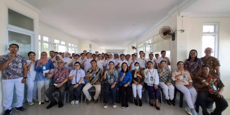 Foto: Penerimaan Mahasiswa Praktik di RSD Liun Kendage Tahuna. (Dok. Istimewa)