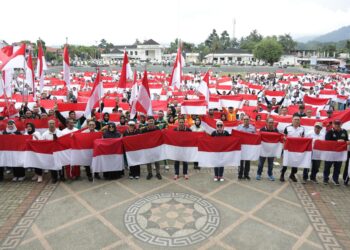 Buka Rangkaian HUT ke-80 RI di Kotamobagu, Wali Kota Gaungkan Semangat Nasionalisme