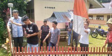 Foto: Pemeriksaan lapangan oleh Kantor Pertanahan Kabupaten Kepulauan Sangihe. (Dok. Istimewa)