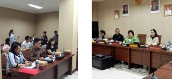 Pembahasan Komisi IV DPRD Sulut bersama Dinas Kebudayaan. (foto: meikel/barta)