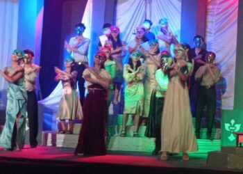 Malam Terakhir Pilatus mengantarkan remaja GMIM Syalom Kolongan Atas Sonder sebagai Champion Teater Seri B. (foto: Barta1)