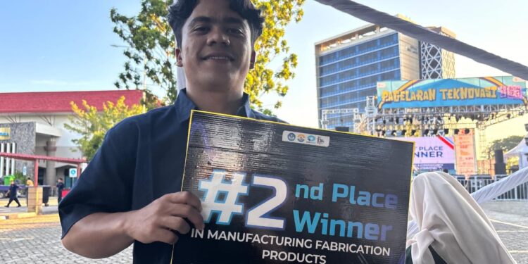 Mahasiswa Teknik Mesin Polimdo, Andri Syahputra Karo Sekali. (foto: istimewa)