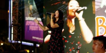 Nuansa seni dalam Eco Vibe Fest awal Juni 2025 di kawasan Mega Mas Manado. (foto Pan Eco Vibe Fest)