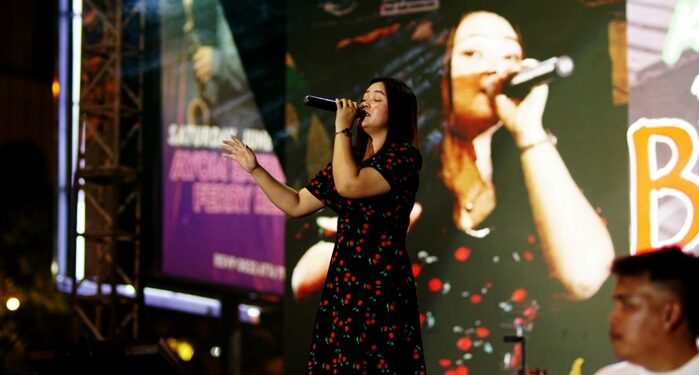 Nuansa seni dalam Eco Vibe Fest awal Juni 2025 di kawasan Mega Mas Manado. (foto Pan Eco Vibe Fest)