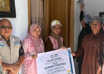 PLN mendistribusikan listrik untuk Yayasan Rumah Yatim Abdullah Muallimin(foto: Humas PLN)