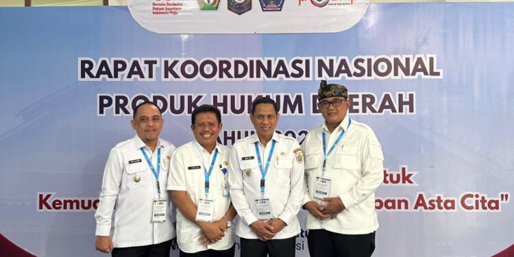 Wali Kota Kotamobagu Hadiri Rakornas Produk Hukum Daerah 2025, Bahas Investasi dan Asta Cita