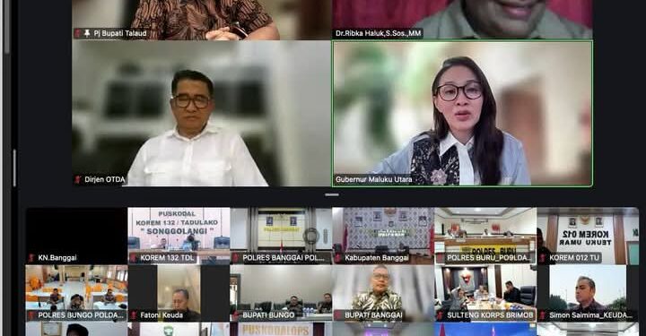 Suasana Rapat Koordinasi Nasional yang diselenggarakan oleh Kementerian Dalam Negeri (Kemendagri).